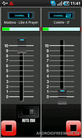  Player on View Dj Mixer Mp3 Player 1 0 3 Screenshot